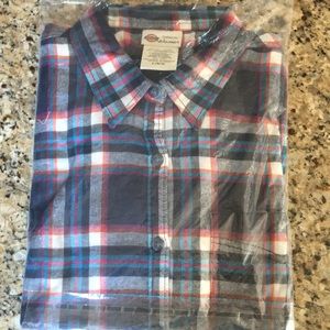 Dickies Women’s Long-sleeved Flannel Shirt - NWT